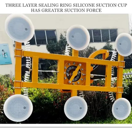 Customize Vacuum Lifting Suction Cups 600kg 800kg Electric Glazing Robot Vacuum Suction Cup Glass Lifter for Installing Windows