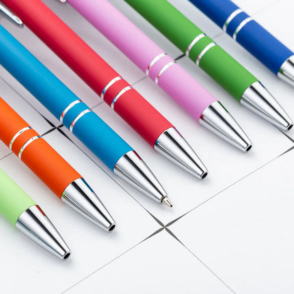100 Pcs Light - Metal Capacitive Universal Touch Screen Stylus Ballpoint Pen Free Custom Logo Writing Stationery Office Gifts