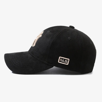 Fashion Embroidered Letters Baseball Cap for Men Women, Adjustable Unisex Couple Matching Sun Hat, Trendy Casual Duck Bill Cap