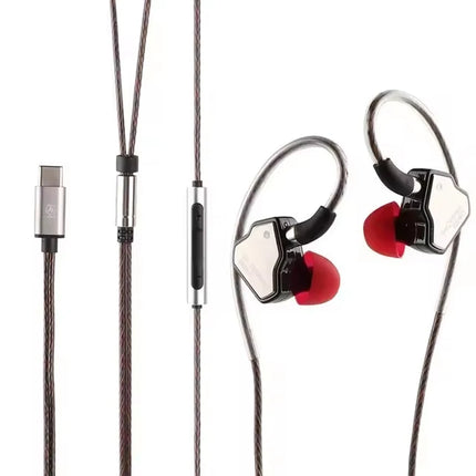 7Hz Salnotes Zero 1 HiFi 10mm Dynamic Driver In Ear Earphone IEM Metal Composite Diaphragm N52 Magnet