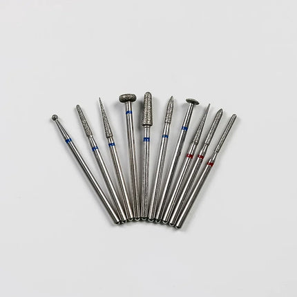 35Pcs/Set Dental Lab Polishing HP Kit Ceramic Porcelain Grinding Dentist Tool Diamond Burs Brush Material