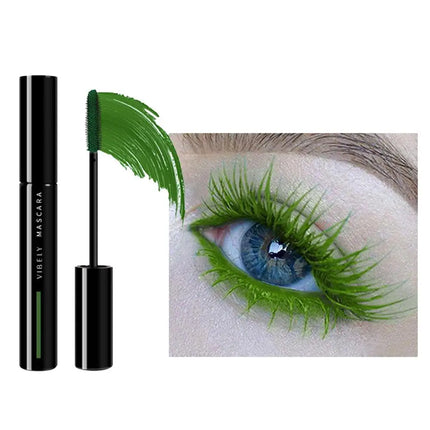 1pcs Colorful Mascara Curling Thicking Eyelashes Extension Waterproof Volumizing Blue Mascara Long Lasting Non-Smudge Cosmetic