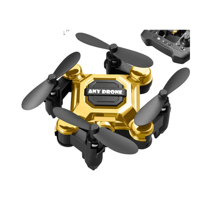 Mini folding drone remote control aircraft aerial photography quadcopter toy small drop resistance
