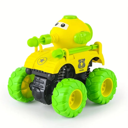 360 ° stunt rotating off-road toy, durable and impact resistant, bi-directional friction driven truck, suitable for children