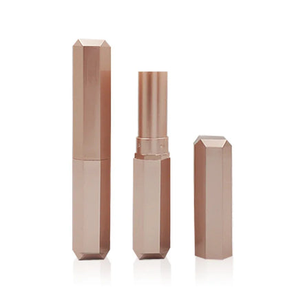 500PCS Octagonal Diamond Lip Balm Tube Empty Lipstick Tube Refillable Lip Gloss Container Lip Wax Tube Cosmetic Packaging Empty