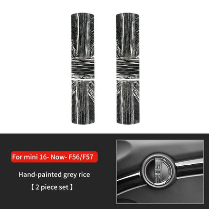 Car Door Handle Decoration Leather Sticker For Mini Cooper JCW F56 F60 F55 F54 R56 R60 R55 Countryman Car Interior Accessories