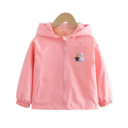 Children's Mickey Hooded Jacket 1-10 Years Autumn Boy's Windbreaker Zipper Hoodie Baby Boys Birthday Present Jacket Cosplay Coat
