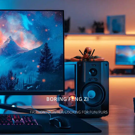 Cartoon Mini Deadpool Computer Desktop Healing Ornaments Accompany You To Decompress Toys Workstation Cartoon Decorations Gifts
