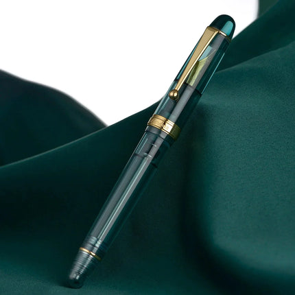 Asvine V126 Fountain Pen Vacuum Acrylic Filling EF/F/M Nib Beautiful Transparent/ Brown Matte White Writing Gift Set Stationery