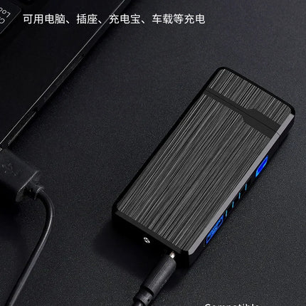 Rechargeable Plasma Dual Arc Lighter for Smokers Electric Encendedores Eléctrico Lighter Rechargeable Type C Type