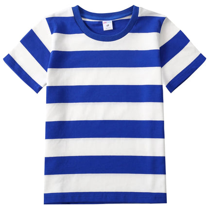 Kids Striped T-shirt Toddler T-shirt Boys Girls Cotton Short Sleeve Tops Children Summer Casual Tee Halloween Carnival Daily Wear