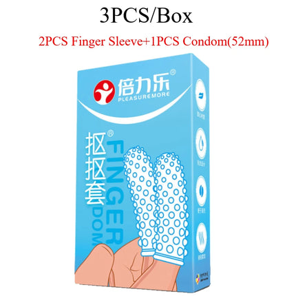 Clitoris Stimulate Finger Condoms for Women Vaginal Lesbian Sex Toys Finger Sleeves G Spot Massage Finger Cover Toys For Couples