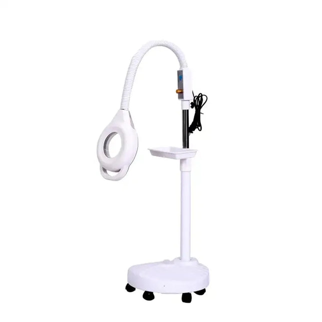 LED Floor Lamp Magnifying Salon Beauty Cold Light Multifunction Desk Lamp Esthetician Magnifying Nail Art Tattoo Vertical Light