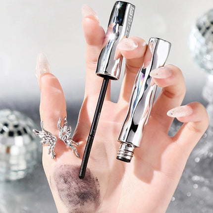 Iron Wand Mascara,Metal Mascara Wand, Curling Metal Rods Mascaras Black, Waterproof Natural Length Slender Building