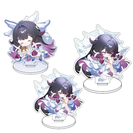 Elegant Exquisite Game Yuanshen Acrylic Stand Figure Fatui Columbina Model Plate Desktop Ornament Accessories Keychain Fans Gift