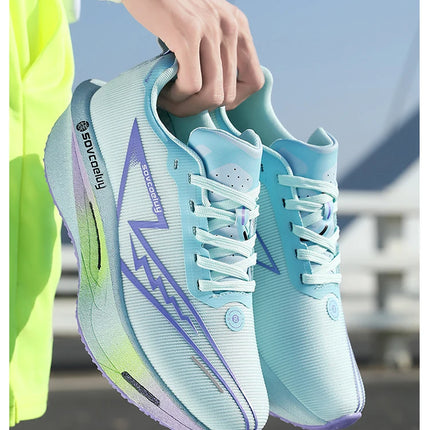 Running Shoes Carbon Board Speciality Marathon Men Sports Breathable Lightweight Women's Comfortable Athletic Nonskid Sneakers