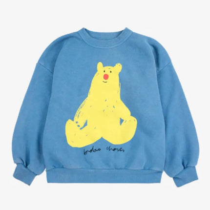 2025New BC Spring boys and girls cute printed sportswear kids hoodie