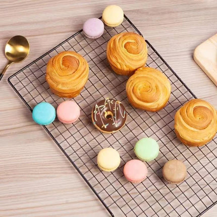 1PC kitchen grill Cooking oven Baking tools Cookie Bread Pizza Cake Cooling rack Multi-purpose stainless steel food rack