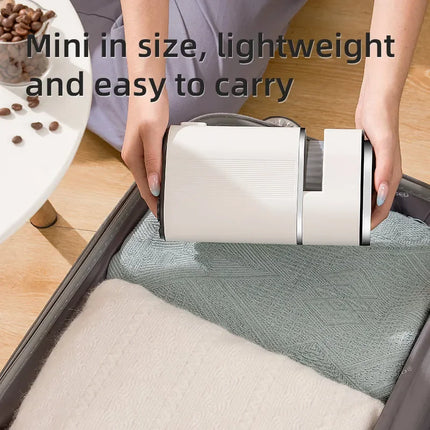 110V/220V Portable Italian coffee machine - Cold and hot dual-extraction espresso machine - Compact mini travel coffee machine