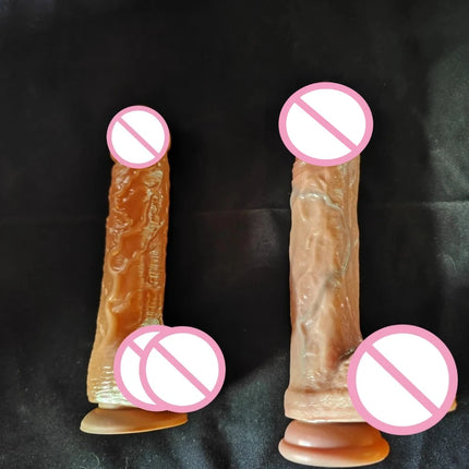 Super Realistic Dildo Waterproof Silicone Penis Adult Sex Toys Anal Vagina Masturbator Dildo with Suction Cup Cock Gode Massager