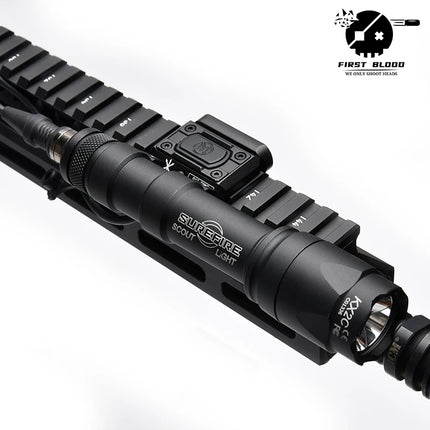 Surefire M300A/M600C Tactical Flashlight with UN HotButton Remote Switch Airsoft Hunting Light Fits 20mm Rail Scout Light