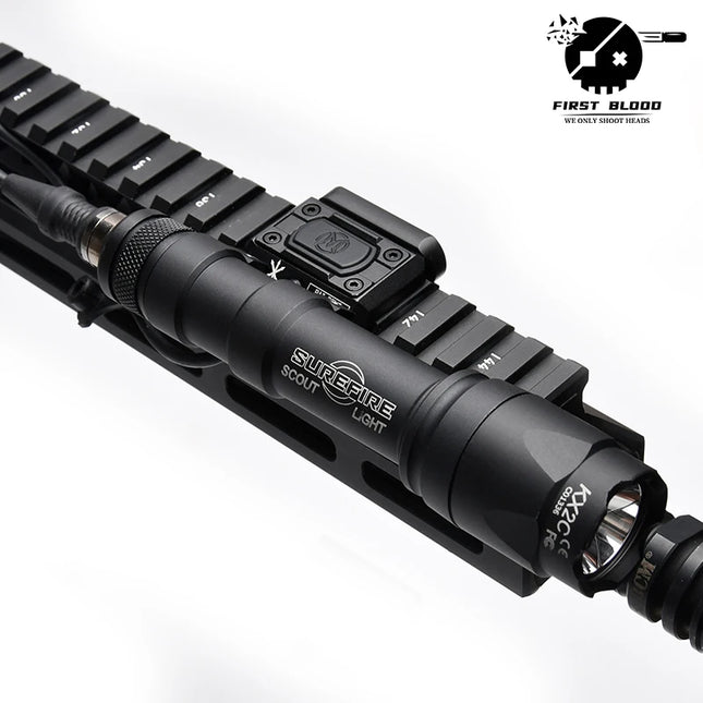 Surefire M300A/M600C Tactical Flashlight with UN HotButton Remote Switch Airsoft Hunting Light Fits 20mm Rail Scout Light