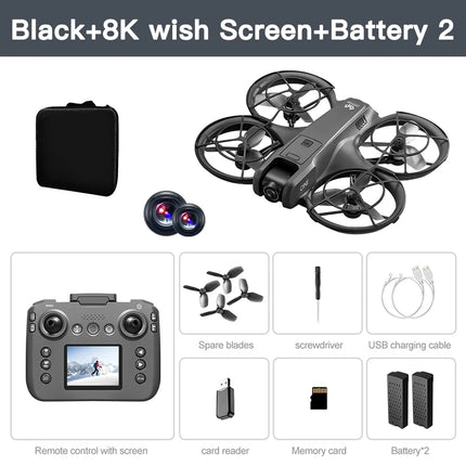 Lenovo MINI V666 Drone 4K Professional WIFI 5G Dron Obstacle Avoidance Brushless Altitude Headless Mode RC Quadcopter Toys