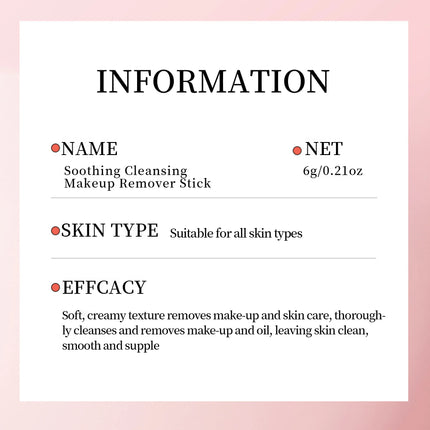 Makeup Removal Balm for Face Mild Non-irritating Makeup Remover Deep Clean and Moisturizing