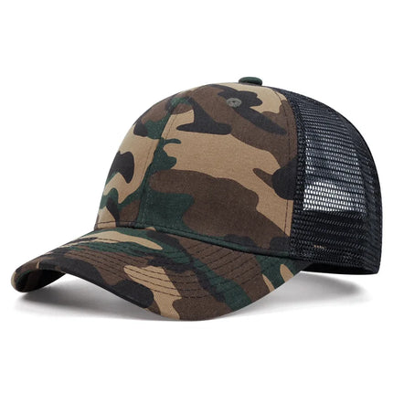 Customized Logo Color Matching Breathable Mesh Baseball Cap Spring and Summer Sunshade Men and Women Adjustable Truck Driver Hat