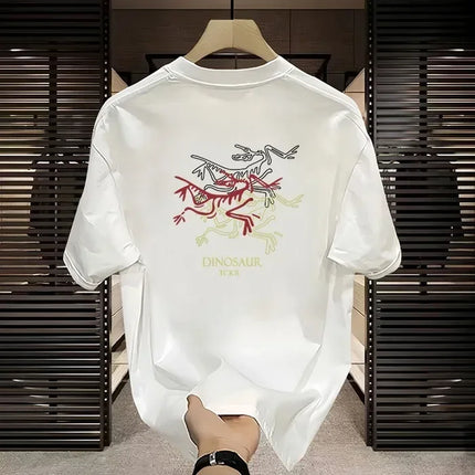 2025 High-end heavy cotton short-sleeved T-shirt, a fashionable and trendy brand for men and women in summer 명품 티셔츠 2022