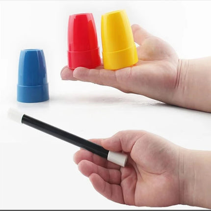Magic Toys Simple for Beginners Silk Scarves Disappear Self Elevating Rod Magic Knife Mouth Spitting Paper Performance Props TMZ