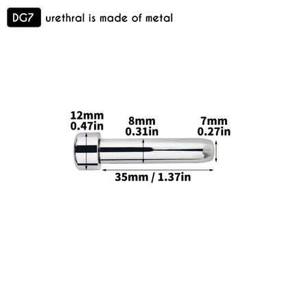 Flat Round Hole Male Stainless Steel Urethral Lock With Metal Catheter BDSM Erotic Sex Toys For Men Gay Long Term Wear 18+
