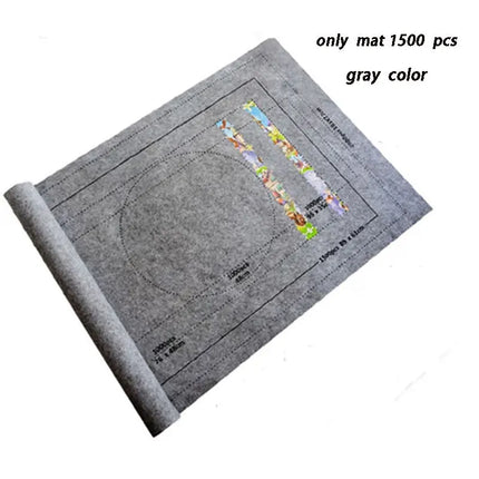 Puzzles Mat Jigsaw Roll Felt Mat Play mat Puzzles Blanket For Up to 3000 Pieces Puzzle Accessories Portable Travel Storage bag