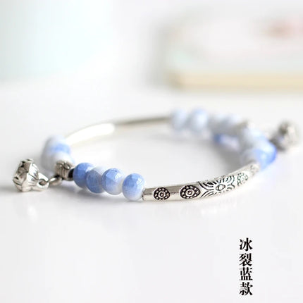 Women's Ceramic hand made DIY Bracelets Artware Retro bracelet for woman girl gift Fashion Jewelery wholesale #1555
