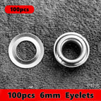 100pcs 6mm Eyelets