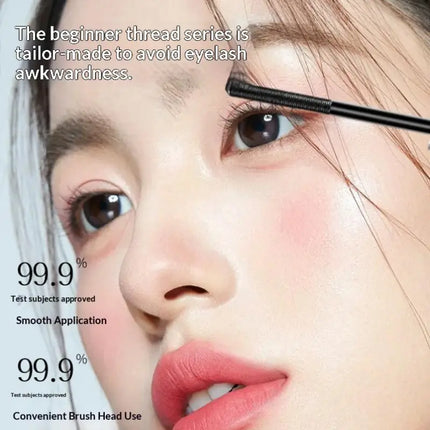 New 1Pc Silver Tube Mascara Natural Curled Mascara Lengthens Eyelashes No Smudging Water/Sweatproof Tubing Mascara Long Lasting