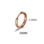 Rose Gold Color 20mm / 1PC