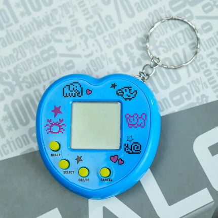 Transparent Case 168 in 1 Tamagotchi Pet Game, Nostalgic Pixel Virtual Cyber Digital Electronic Pet Toy, Mini Portable Funny