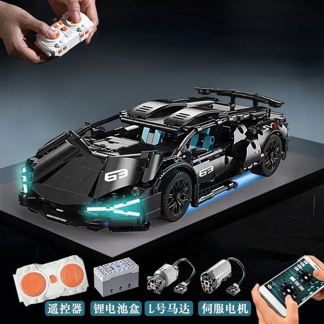 New Building Blocks Roadster Technology 1:14 Racing Roadster building blocks Assembly brick vehicle toy gift for boys