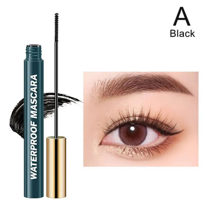4D Mascara, Black, Waterproof, Ultra-Long, Volumizing, Long-Lasting Smudge-Proof, Perfect Festivals and Special Occasions