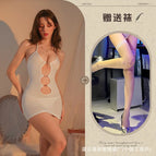 Average size 40.00 kg-60.00 kg / White jumpsuit + white mesh socks