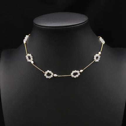 Natural FreshWater Pearl Pendant Necklace Woman 2025 Trend 18K Gold Plated  High Quality Designer Jewelry Gifts For Girlfriend