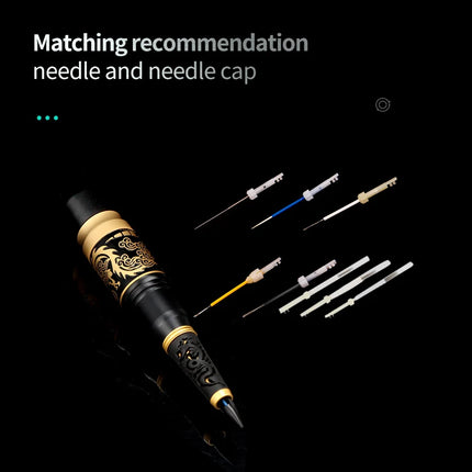 50pcs 3 Prong Round Needle Dragon Machine Permanent Makeup Eyebrow Tattoo Needles