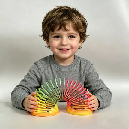 Capybara Design Big Rainbow Slinky Toy Set Flexible Magic Spring Coil Fidget Toy for Kids 1 3 6pcs Options Perfect Holiday Gift