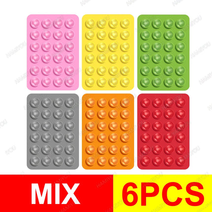 Silicone Suction Phone Holder Adhesive Suction Cup Wall Cupping Phone Pack Single-Sided Case Mount for TikTok Videos Selfies