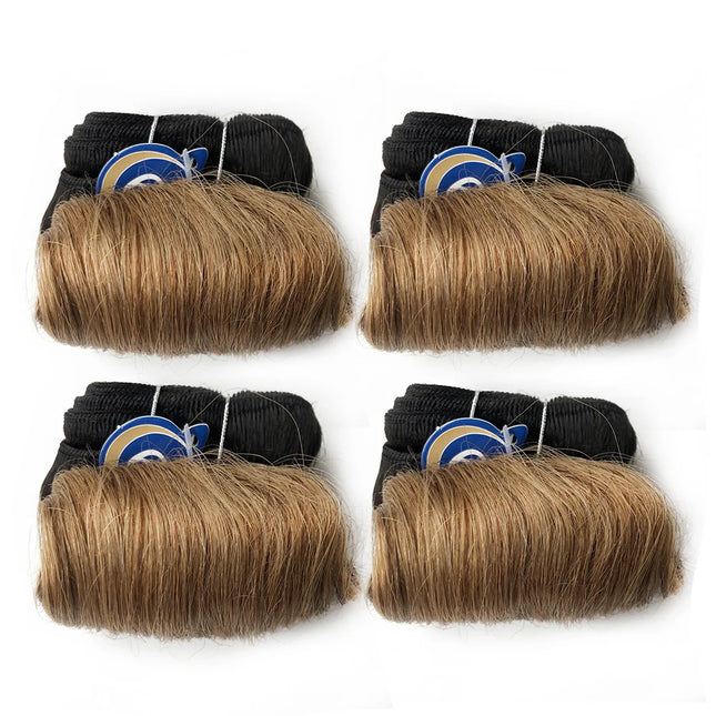 4Pcs/Lot Blonde Curly Bundles 100% Human Hair Ombre Color 1B 27 30 99J Brazilian Remy Hair Weave Bundles Human Hair Extension