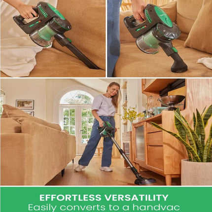 Cordless Vacuum Cleaner 22Kpa Ultra Lightweight 3 in 1 Stick Vacuum Up to 35mins Runtime for Home Pet Hair Hard Floor