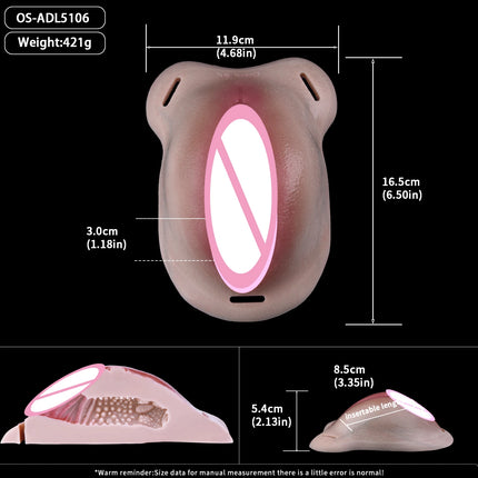 FAAK Male Hiding gaff Panties Male to Female Sex Toy Pads Strapon Insertable  Silicone Fake Vagina Clitoris Pads For Transgende