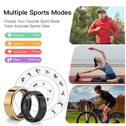 Stylish Men’s Smart Sport Ring | Elektronik Anillo Inteligente, Male Accessories, Celular-Synced Sports Electronics for Health