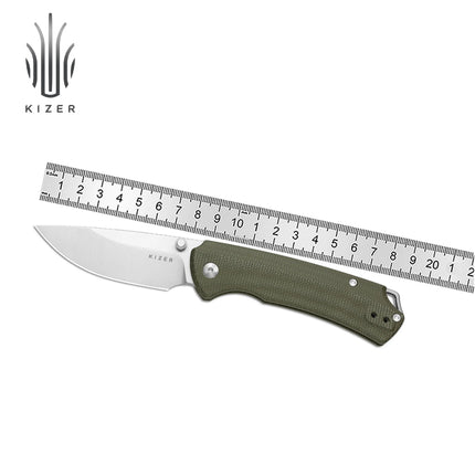 Kizer Folding Knife T1 BD V3490.2BA1/V3490.2BA2 T1 CD V3490.2CA1/V3490.2CA2 Micarta/G10 Handle With Nitro-V Blade Pocket Knives